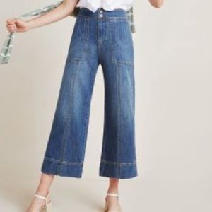 Anthropologie Pilcro and the Letterpress Wide Leg Jeans